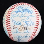 1983 MLB All Star Game Signed OAL Baseball w/ Harvey Kuenn, Robin Yount & more (JSA) 