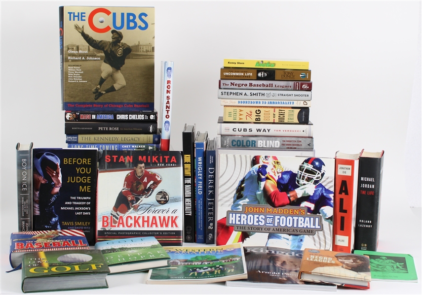 1980s-2000s Baseball, Basketball Books & more (Lot of 29)