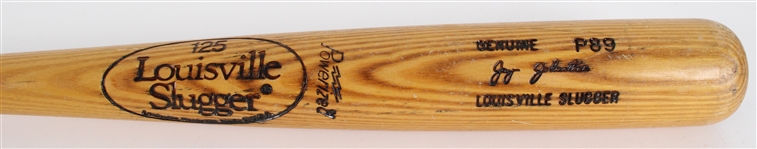 1980-83 Jay Johnstone Chicago Cubs Louisville Slugger Professional Model Game Bat (MEARS LOA)