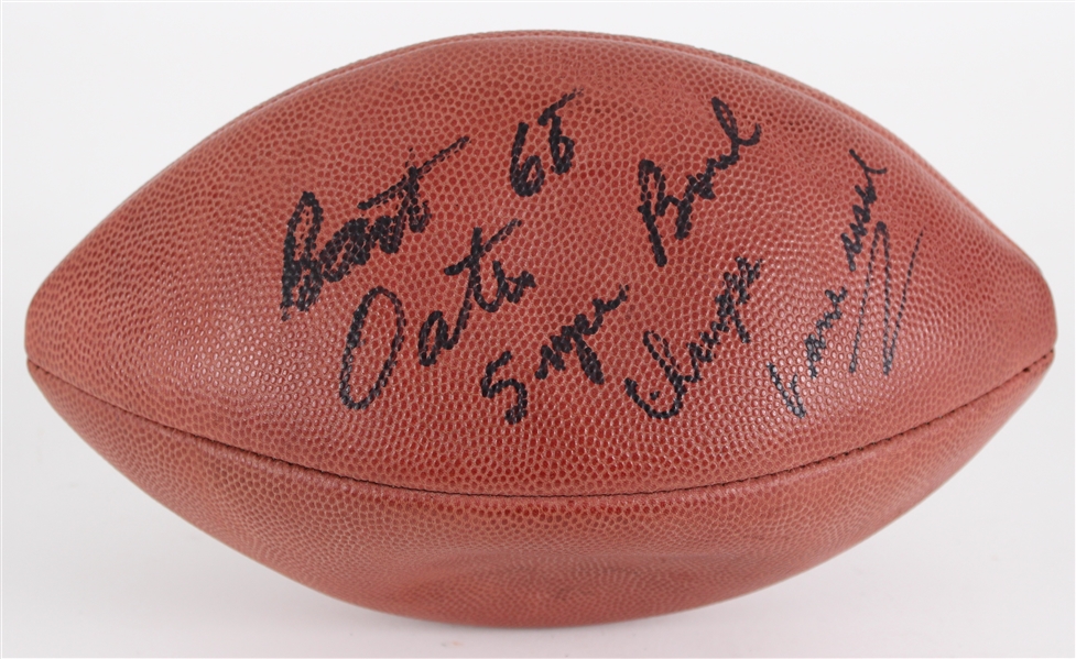 1996 Bart Oates San Francisco 49ers Signed Super Bowl XXIX Football (JSA) 