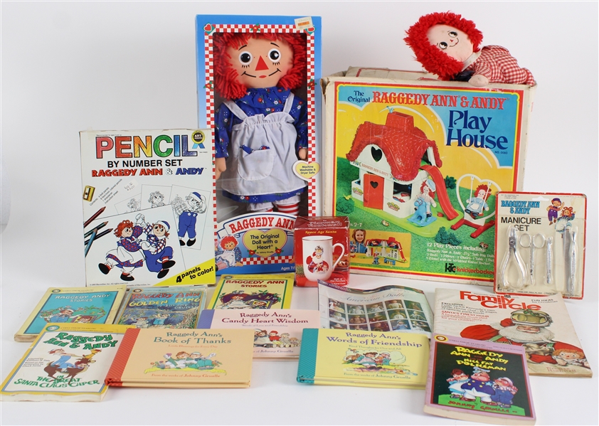1970s-90s Raggedy Ann & Andy Collection (Lot of 15)