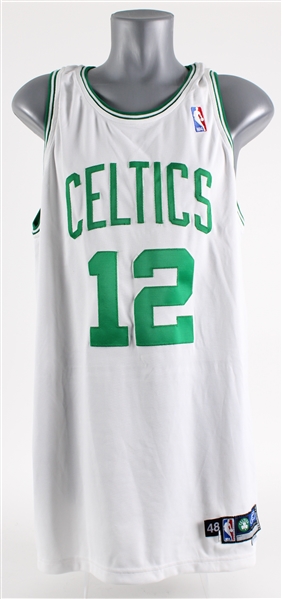 2004-05 Ricky Davis Boston Celtics Game Worn Home Jersey (MEARS A10)