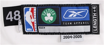 2004-05 Ricky Davis Boston Celtics Game Worn Home Jersey (MEARS A10)
