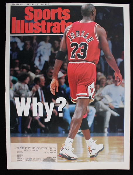 1993 Michael Jordan "Why?" Sports Illustrated Magazine 