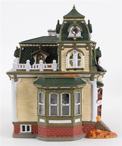 1998 Department 56 Original Snow Village 8"x8"x10" Ceramic Haunted Mansion 