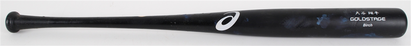 2021-22 Shohei Otani Los Angels Angels Game Used Bat (MEARS A10) Gift from Otani's Wife to W League Teammate 