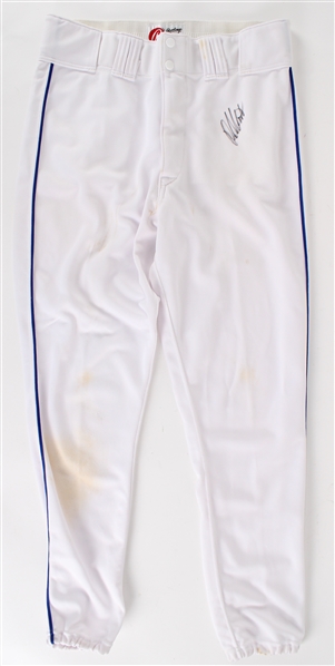 1999 Robin Ventura New York Mets Signed Game Worn Home Pants (JSA) 