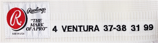 1999 Robin Ventura New York Mets Signed Game Worn Home Pants (JSA) 