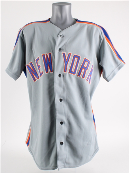1991 Blane Beatty New York Mets Game Worn Road Jersey (MEARS LOA)