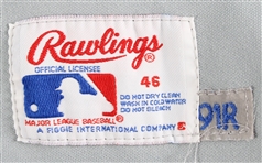 1991 Blane Beatty New York Mets Game Worn Road Jersey (MEARS LOA)