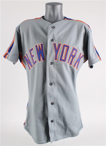 1991 Doug Simons New York Mets Game Worn Road Jersey (MEARS LOA)