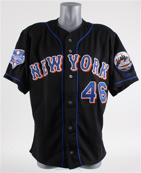 2000 Rich Rodriguez New York Mets Game Worn Jersey (MEARS LOA)