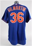 2015 Sean Gilmartin New York Mets WS Game 5 Alternate Jersey (MLB Hologram JB038094)
