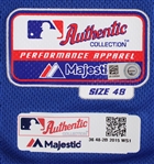 2015 Sean Gilmartin New York Mets WS Game 5 Alternate Jersey (MLB Hologram JB038094)