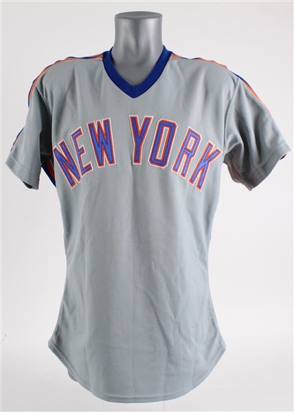 1989 Jeff Innis New York Mets Game Worn Road Jersey (MEARS LOA)