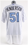 2016 (June 19th) Jim Henderson New York Mets Father's Day Game Used Jersey