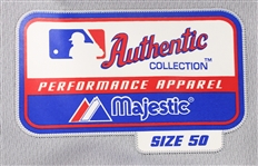 2008 Aaron Heilman New York Mets Game Worn Road Jersey (MEARS LOA)