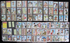 1950s-70s Baseball Topps Trading Cards (Lot of 300+)