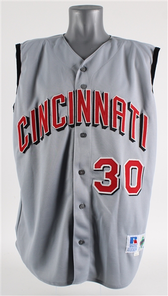2000 Ken Griffey Jr Cincinnati Reds Professional Game Model Jersey (MEARS A5)
