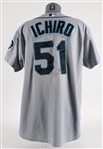 2003 Ichiro Suzuki Seattle Mariners Road Jersey (MEARS A5)
