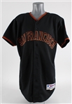 2001-02 Barry Bonds San Francisco Giants Black Alternate Game Jersey (MEARS A5)