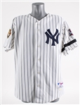 2001 Mariano Rivera New York Yankees Home Jersey (MEARS A5) 9/11 Armband