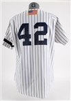 2001 Mariano Rivera New York Yankees Home Jersey (MEARS A5) 9/11 Armband