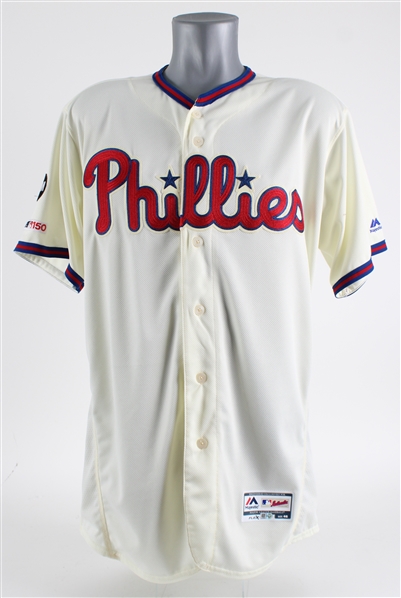 2019 Cole Irvin Philadelphia Phillies Alternate Jersey (MLB hologram VS083492)