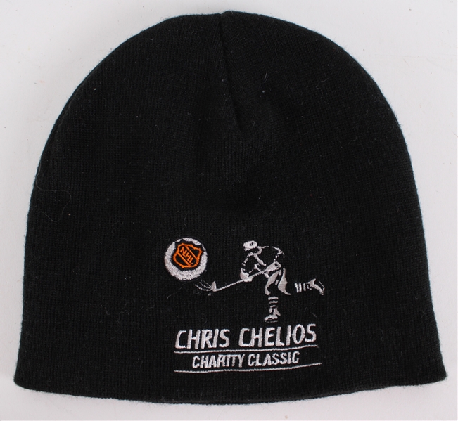 1990s Chris Chelios Chicago Blackhawk Knit Hat