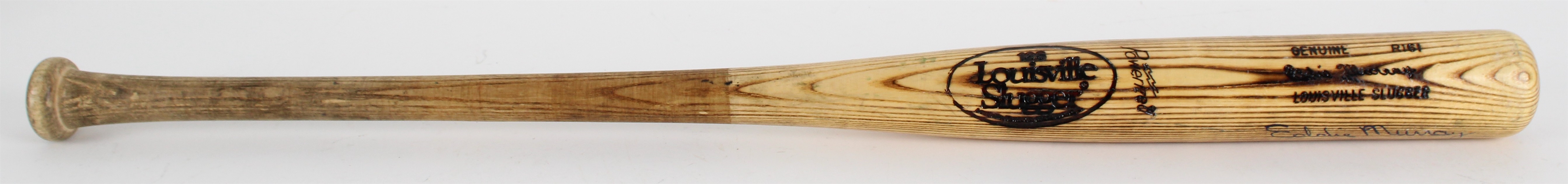 1985 Eddie Murray Baltimore Orioles Louisville Slugger Signed Game Used Bat (JSA) MEARS A7