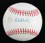 1986-89 Carl Hubbell New York Giants Signed ONL Giamatti Baseball (JSA) 