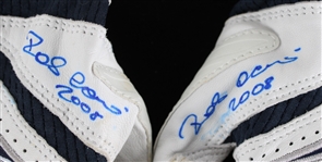 2008 Robinson Cano New York Yankees Signed Game Worn Batting Gloves (JSA) 