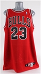 1998 Michael Jordan Chicago Bulls Signed Road Game Jersey (MEARS A5) *JSA*