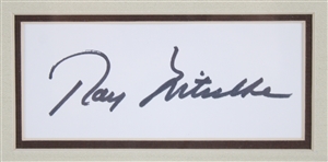 1958-72 Ray Nitschke Green Bay Packers Signed 19x23 Framed Index Card & Photo (JSA) 
