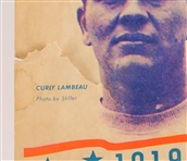 1969 Green Bay Packers 13.5x19.5 Golden Anniversary Year Schedule 