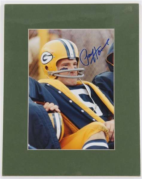 1957-1966 Paul Hornung Green Bay Packers Signed 11"x14" Mat Photo (JSA)