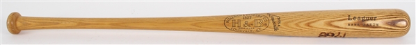 1968 Hank Aaron Model Prop Bat used in the production of "Damn Yankees"