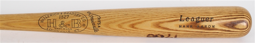 1968 Hank Aaron Model Prop Bat used in the production of Damn Yankees