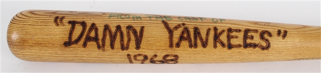 1968 Hank Aaron Model Prop Bat used in the production of Damn Yankees