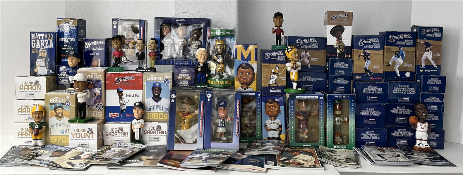 1970s-2010s Milwaukee Brewers Bobblehead Collection & more (Lot of 175+)