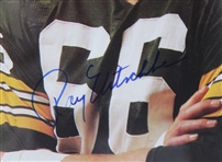 1958-72 Ray Nitschke Green Bay Packers Signed 12x16 Mat Print (JSA) 