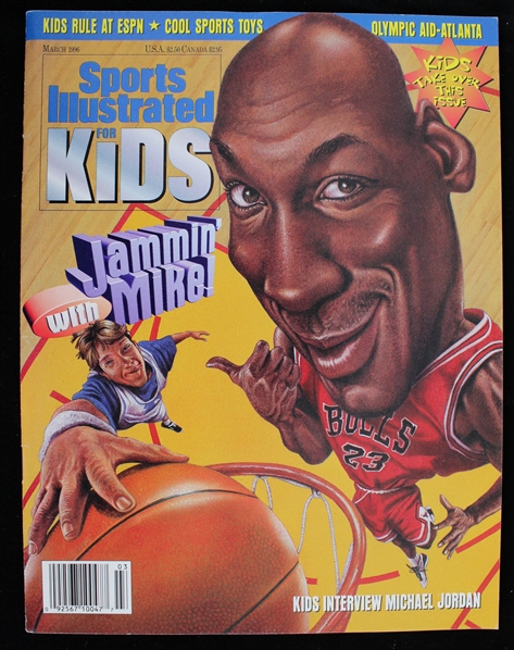 1996 Michael Jordan "Jammin with Mike!" Sports Illustrated for Kids 