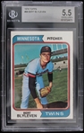 1974 Bert Blyleven MN Twins #98 Topps Slabbed Card (Beckett 5.5 EXCELLENT+) 