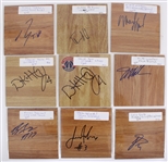 2000s NBA & College Basketball Signed 6x6 Floor Tiles (Lot of 20+)