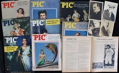 1930s-60s See, Mr. & Pic Magazines w/ Hollywood Photos (Lot of 30+)