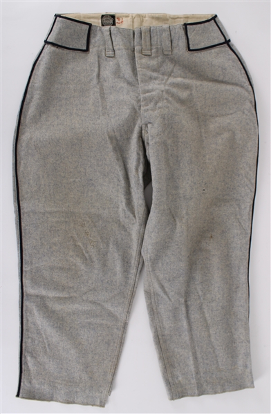 1920s Spalding Grey Flannel Baseball Uniform Pants (MEARS LOA)