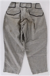 1920s Spalding Grey Flannel Baseball Uniform Pants (MEARS LOA)