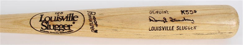 1985 Darryl Strawberry New York Mets Louisville Slugger Professional Model Bat (MEARS LOA)
