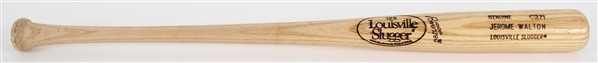 1989 Jerome Walton Chicago Cubs Louisville Slugger Professional Model Game Bat (MEARS LOA) Rookie Season