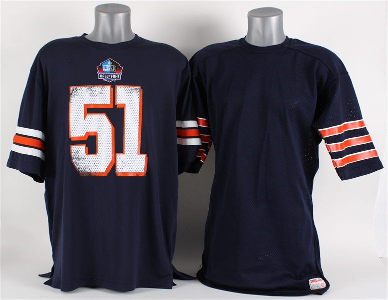 1965-73 Dick Butkus Chicago Bears Pro Football HOF T-Shirt & Retail Jersey 